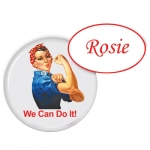ROSIE Riveter Badge and Button